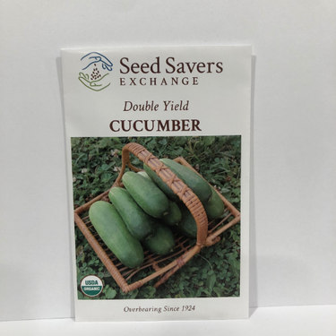 Double Yield Cucumber, 1924 Heirloom, Organic